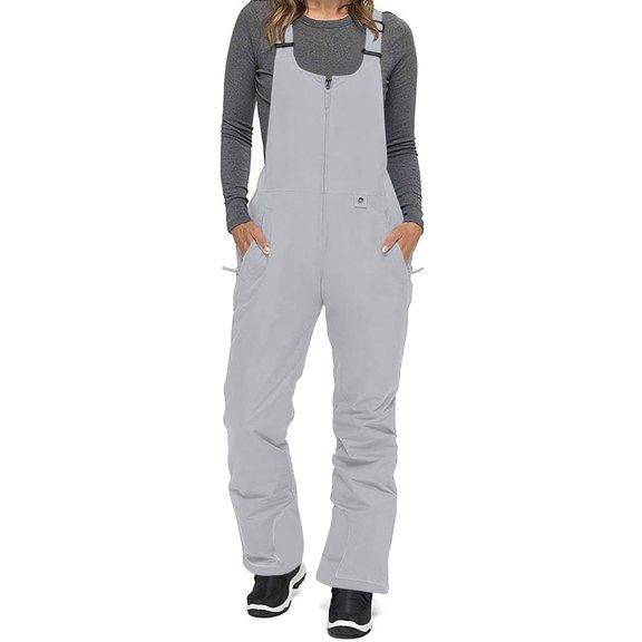 Leesechin Snow Pants Womens Snow Bibs Essential Insulated Ski Bib Overalls for Women Snowboarding Winter