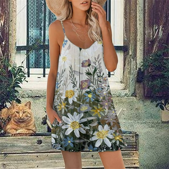Leesechin Striped Suspender V-neck Waist Fitting Drawstring Waist Fitting Juniors Jumpsuit