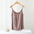 thumbnail image 1 of Leesechin Tank Top for Women Pleated Spaghetti Strap Camisole Loose Fit Casual Sleeveless Flowy Basic Tops, 1 of 5
