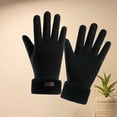 thumbnail image 1 of Leesechin Thinsulate Thermal Winter Work Gloves with Windproof Premium Genuine Deerskin Suede Leather, 1 of 5