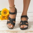 thumbnail image 1 of Leesechin Wedge Sandals for Women Arch-support Sandals Shoes Ladies Beach Orthopedic Sandals Summer Non-Slip Causal Sandals, 1 of 8
