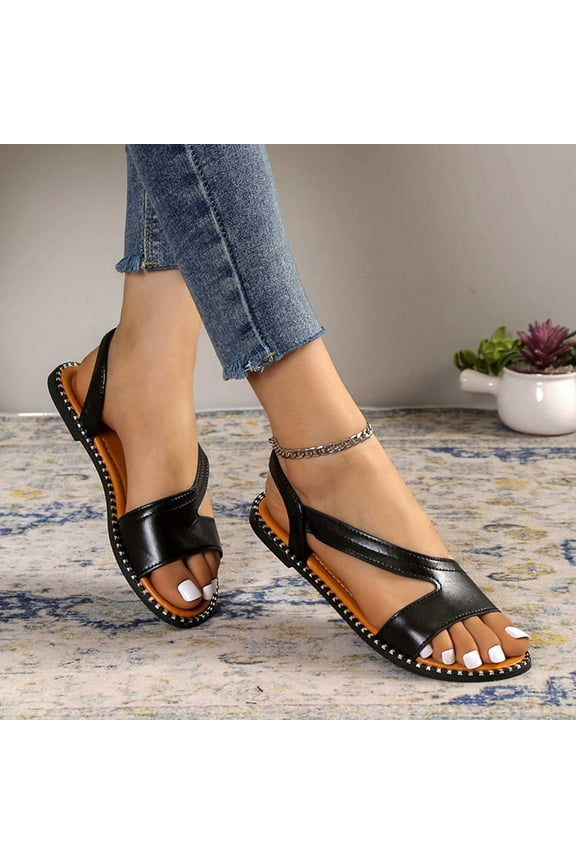 Leesechin Wide Width Women Shoes Fashion Casual Flat Sandals Flip-flops
