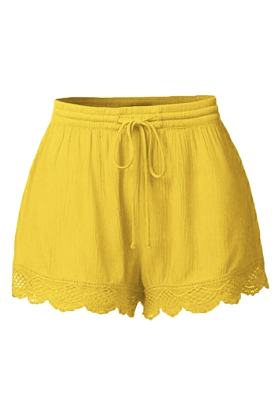 Leesechin Women's Board Shorts Swimswear Bottoms Tankini Swim Bathing Briefs Swimsuit Boardshorts Beach Trunks Lace Shorts