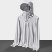 LEESECHIN Women's Long Sleeve Rash Guard with Face Cover UPF 50+ Swim Shirts Sun Hoddie Lightweight Quick Dry Hiking Tops