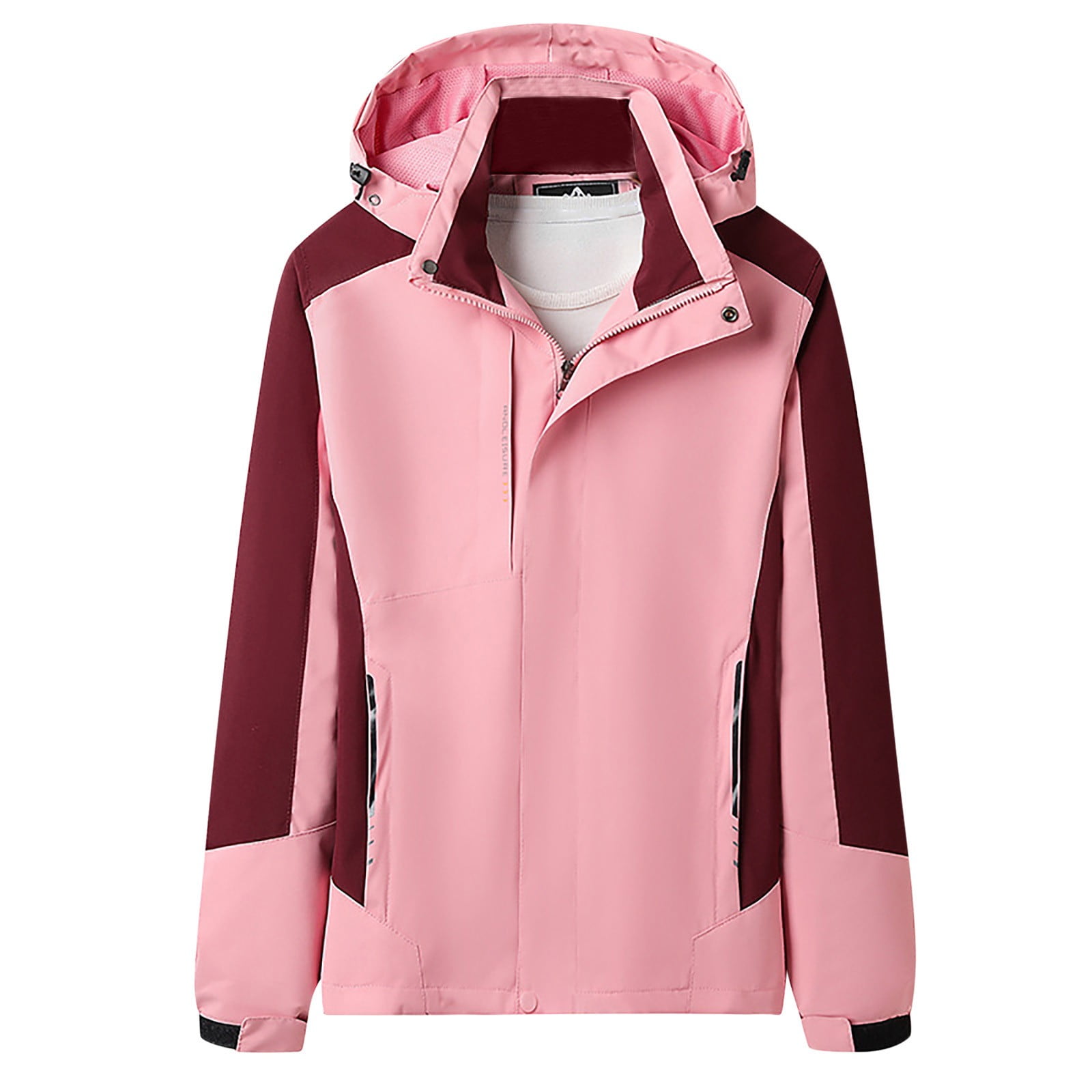 Fleece Lined Soft Shell Jacket With Hood Womens Women's