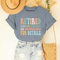 thumbnail image 1 of Leesechin Women's Summer Graphic Letter Print Tee Short Sleeve Round Neck T Shirt Tops Gray, 1 of 6