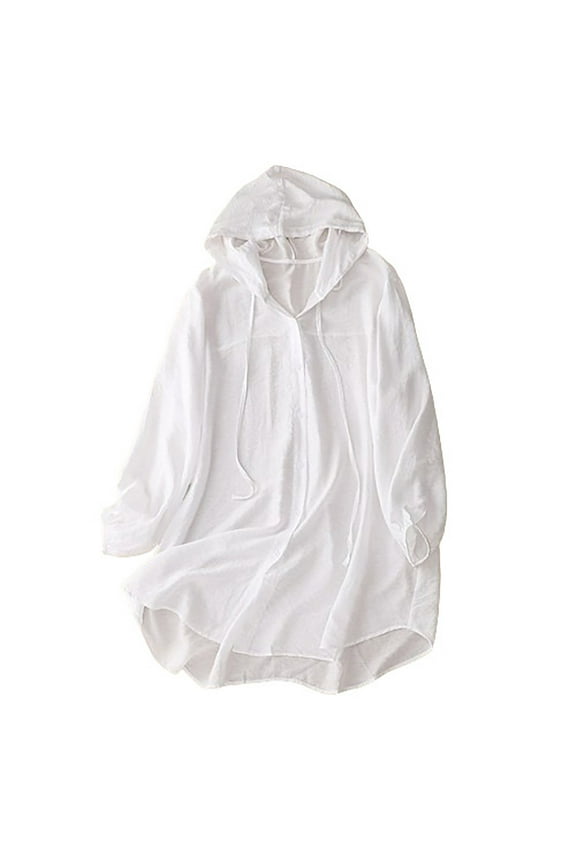 Leesechin Women's UPF 50+ Swim Cover Up Sun Protection Hoodie Long Jacket SPF Lightweight Beach Cover Ups for Women