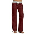 thumbnail image 1 of Leesechin Women's Wide Leg Yoga Pants High Waisted Comfy Dance Sweatpants Loose Casual Soft Lounge Joggers for Women with Pockets, 1 of 8