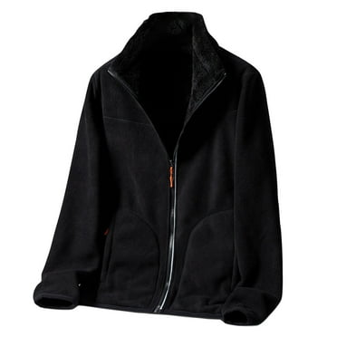 Leesechin Womens Fashion Double-sided Fleece Thickened Jacket Sweater Winter Warm Coat Outerwear