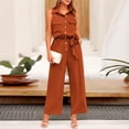 thumbnail image 1 of Leesechin Womens Jumpsuits Clearance Trendy Plus Size WinterSolid Sequins Patchwork Long Sleeve V-Neck Bodysuit, 1 of 9