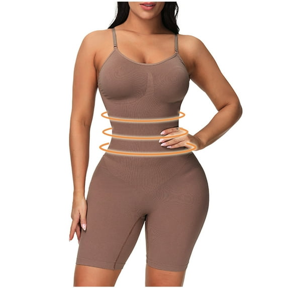 Leesechin Womens Shapewear Plus Size Ladies Seamless One-Piece Body Shaper Abdominal Lifter Hip Shaper Underwear Stretch Slimming Body Corset