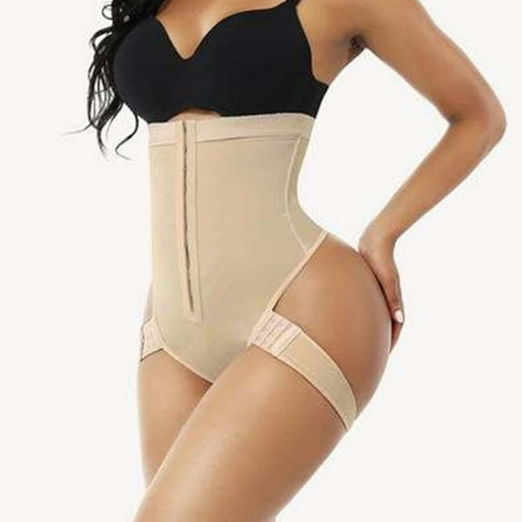 Leesechin Womens Shapewear Plus Size Woman's Cuff Tummy Trainer With Butt Lift Exceptional Shapewear High Waist Shapewear For Women Extra Tummy