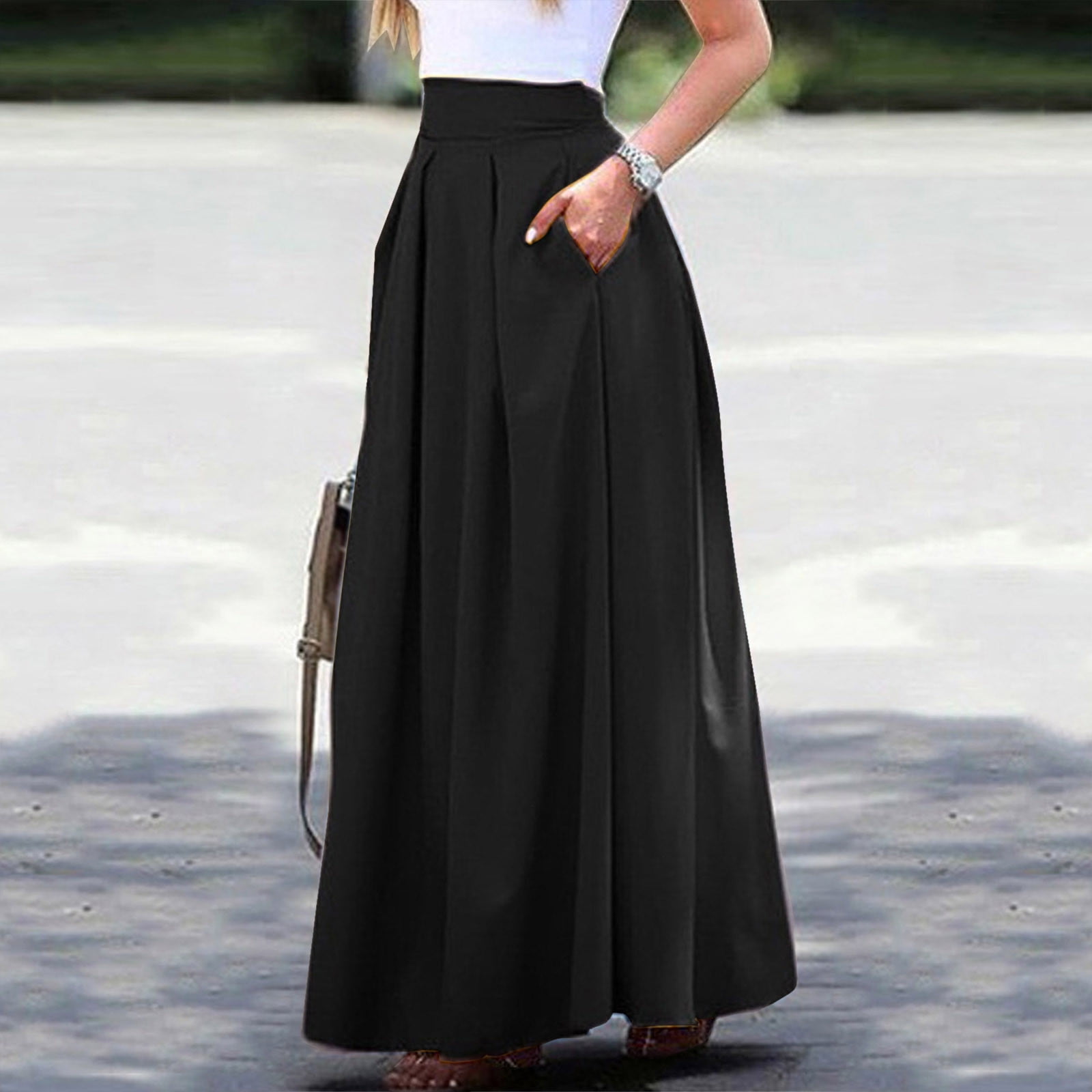 Plus size pleated skirt 50 discount