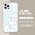 thumbnail image 1 of Sanrio Cinnamoroll Phone Case For iPhone 14 13 12 Mini Pro XS Max X Plus SE XR Tempered Glass Cover 2024, 1 of 7