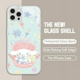 thumbnail image 1 of Sanrio Cinnamoroll Phone Case For iPhone 14 13 12 Mini Pro XS Max X Plus SE XR Tempered Glass Cover 2024, 1 of 6