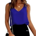 thumbnail image 1 of Leesechin Womens Tank Tops Women Casual Sleeveless T-shirt V-Neck Tops Blouse Vests, 1 of 8