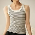 thumbnail image 1 of Leesechin Womens Tank Tosp Camisole Base Layer Shirts with U-neck Backless Tops Round-Neck Camisoles, 1 of 9