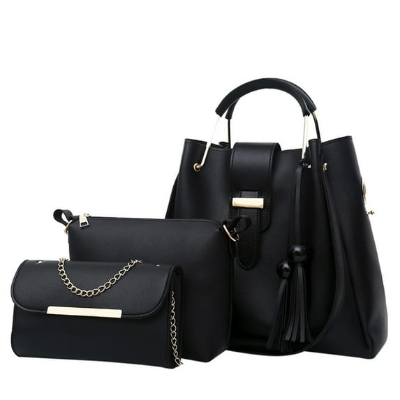 Leesechin Women's Handbags Shoulder Bags Handbags Handbags Fringe Bags 3-Piece Wallets