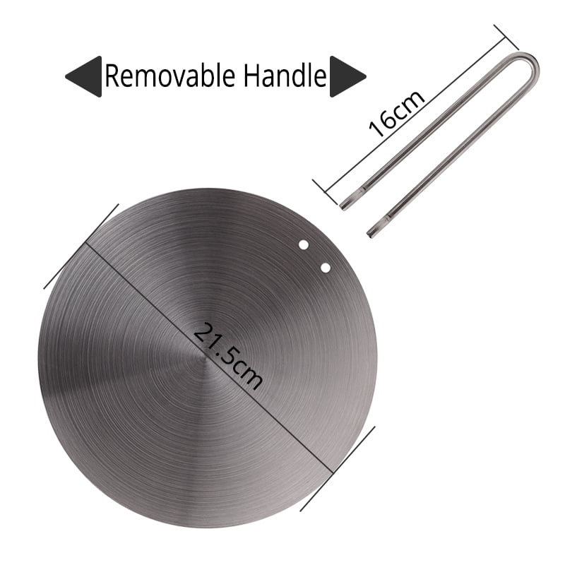 Leeseph Stainless Steel Gas and Electric Stovetop Heat Diffuser Ring ...