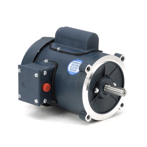 Leeson 102872.00 Electric Motor 1/2 HP 3450 Rpm 1PH 115/208-230 V 56C M4C34FC14B