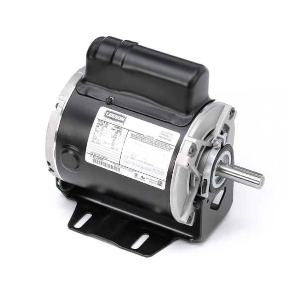 Leeson 103460.00 Electric Motor 1/2 HP 1625 Rpm 1PH 115 Volt 56 Frame Instant Reverse