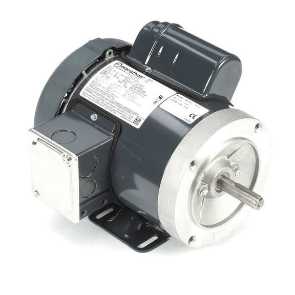 Leeson GP Motor,1/2 HP,1,725 RPM,115/208-230V 056C17F5321