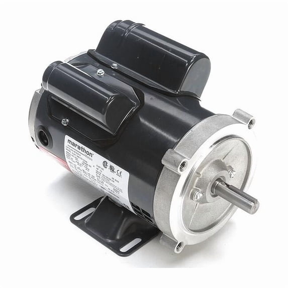 Capacitor-Start/Run General Purpose Motor, 1/2 hp HP, 120/240V AC Voltage, 56C Frame