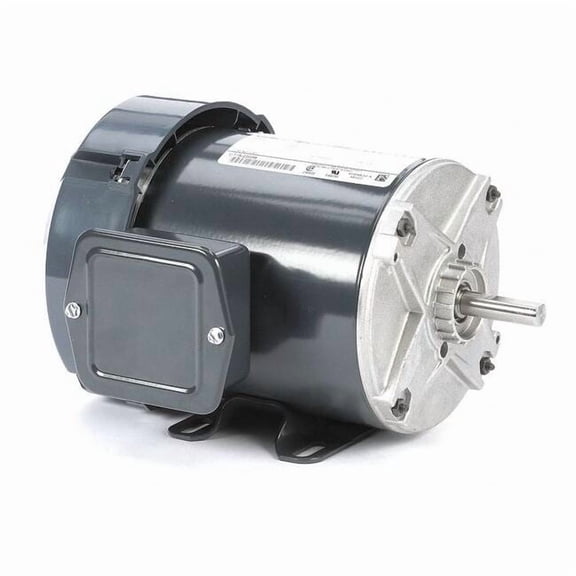 Three-Phase General Purpose Motor, 1/3 HP, 48 Frame, 208-230/460V AC Voltage, 3,450 Nameplate RPM
