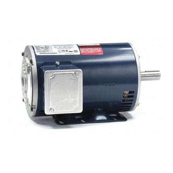 Leeson GP Motor,1 HP,1,760 RPM,230/460V AC,143T 143TTDR6052