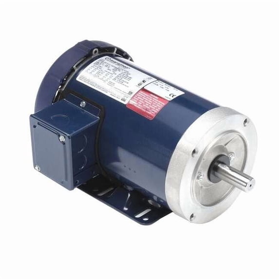 Leeson GP Motor,1 HP,1,765 RPM,230/460V,143TC 143TTFR6032