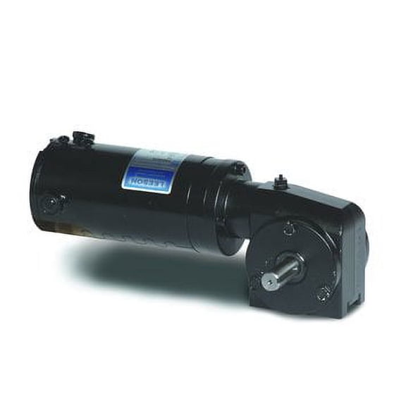 Leeson Right Angle 1/4 hp, 62 RPM 12VDC Electric Gear Motor # M1135251