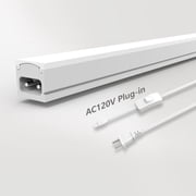 Leetdud Under Cabinet Lighting Plug In, 16 1pc,3 Color 3000K/4000K/5000K,Linkable AC120V Ultra Slim, Super Bright Under Counter Light For Kitchen, Cupboard, Sink Light, Shelf Light
