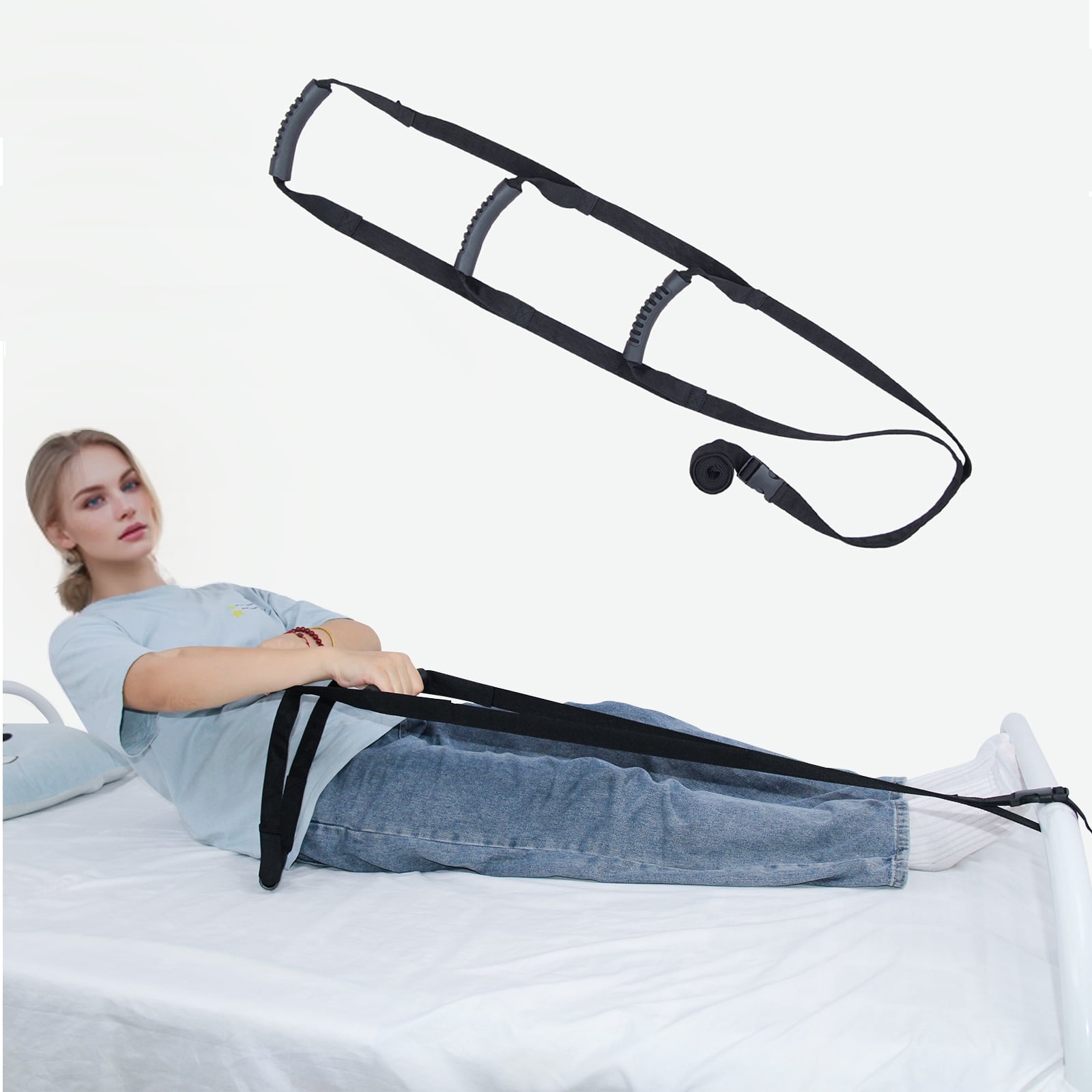 Leetye Mei Bed Ladder Assist Handicap Rope Pull up Elderly Adjustable Rails Strap for Patient,Senior Assistant