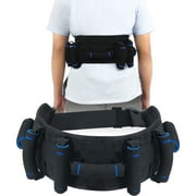 Leetye Mei Elderly Gait Belt Transfer Belt with 7 Handles Disabled Lift Belt Seniors Gate Belts Safety Belt for Elderly Walking