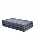 thumbnail image 1 of Leewadee Trifold Mattress XL – Comfortable Thai Massage Pad, Foldable Relaxation Floor Mattress Filled with Kapok, Perfect to Use as a Sleeping Mat , Black, 1 of 6