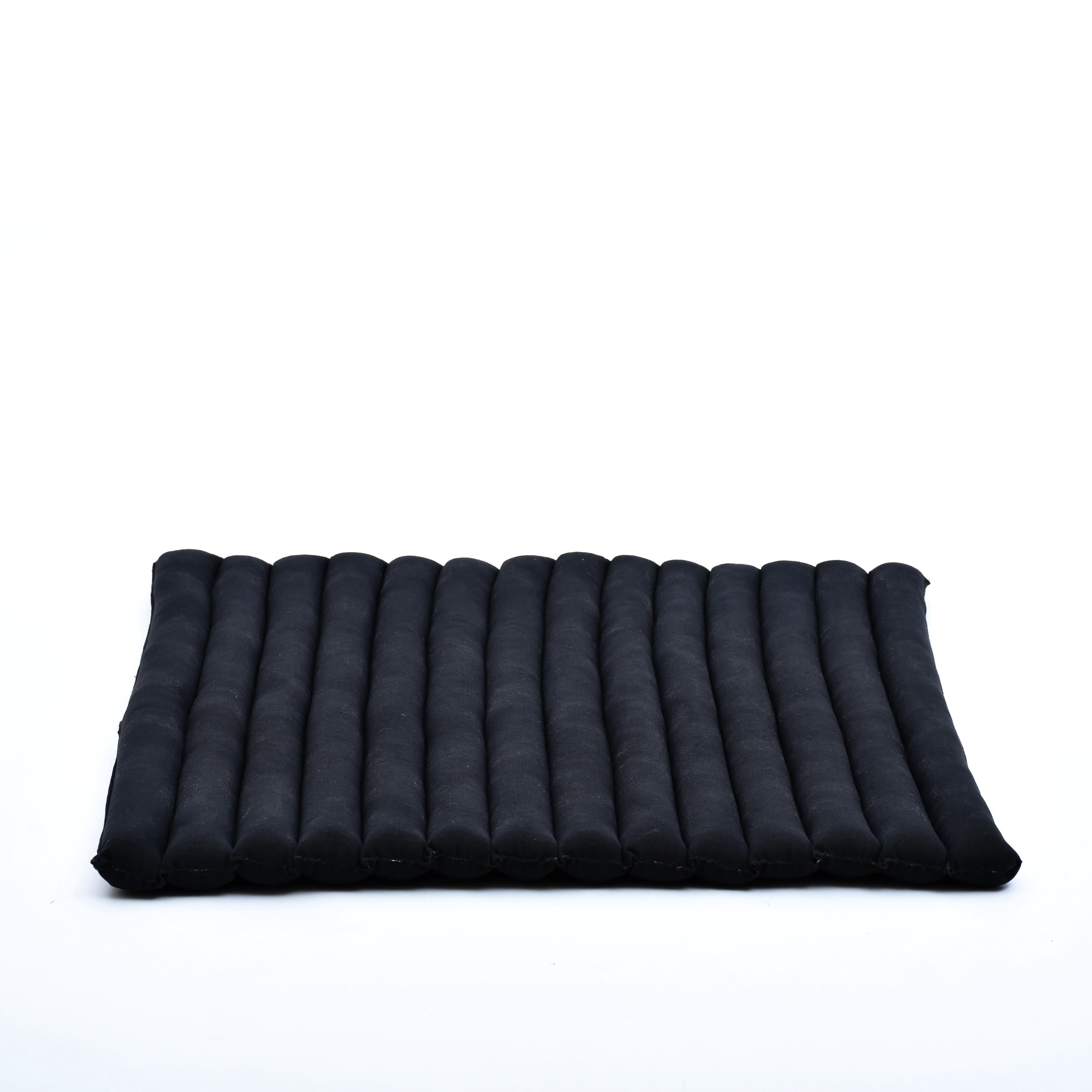 Leewadee Zabuton Seating Cushion – Square Floor Seat for Meditation Exercises, Light Yoga Mat Filled with Kapok, 28 x 28 inches, Black