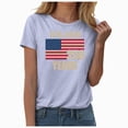 thumbnail image 1 of Leey-World 250 Anniversary Usa Shirt Women American Flag T-Shirt July 4th Graphic Tee 4th Of July Shirts 250 Year(Light Blue,M), 1 of 8