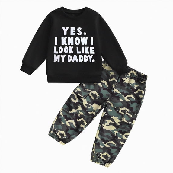 Leey-World 3t Boy Outfit Fall Baby Boy Clothes Embroidered Half Button Lapel Sweatshirt And Plaid Pants(Bronze,2-3 Years)