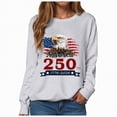 thumbnail image 1 of Leey-World 4th of July Shirts for Women America Printed Tshirt Patriotic Vintage USA Tee Tops 4th Of July Shirts for Women(Light Gray,M), 1 of 9
