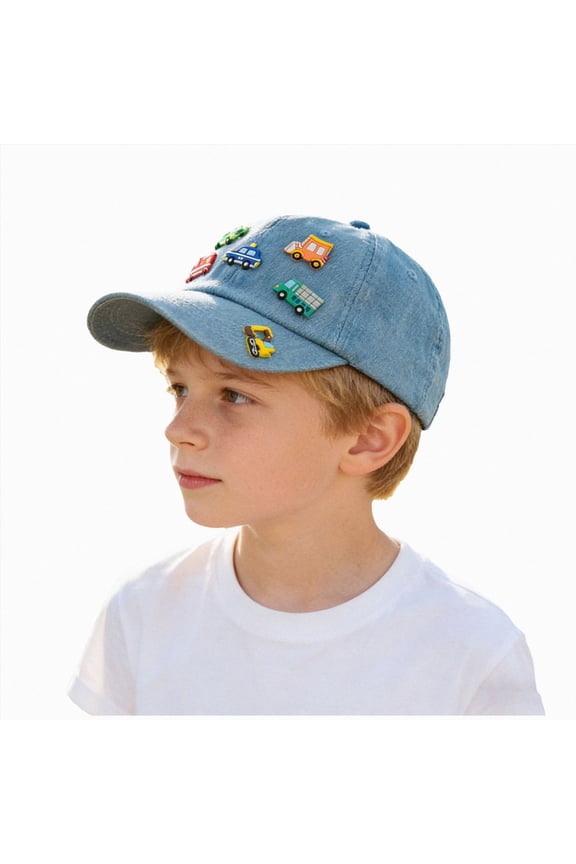 Baby Baseball Cap Toddler Baseball Hat Infant Ball Cap Newborn Hats Boys Girls Toddler Snapback Hat Kids Trucker Hats,Light Blue