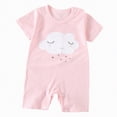 thumbnail image 1 of Leey-World Baby Boy Romper Baby Boys Girls Nautical Romper One-Piece Beach Outfit Summer Clothes 0-24 Months(Light Pink,6-12 Months), 1 of 4
