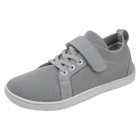 Leey-World Baby Boy Shoes Kids Sneakers Boys Tennis Shoes,Girls Running Athletic Walking Lightweight Breathable Toddler Slip On Sneakers(Grey,13)