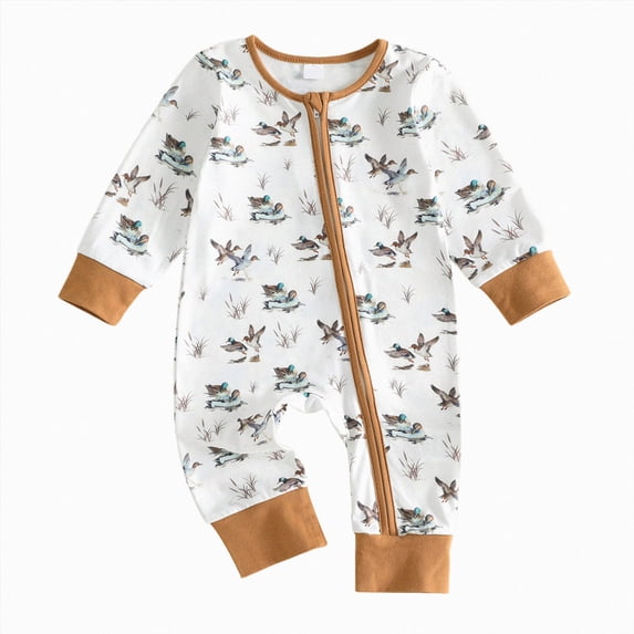 Leey-World Baby Boys Girls Romper Long Sleeve Infant Sleepers Play Romper Toddler Boys and Girls