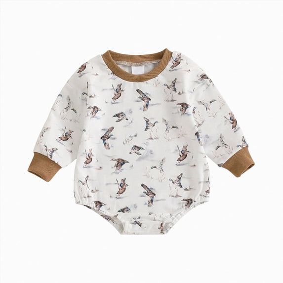 Leey-World Baby Boys Girls Romper Long Sleeve Infant Sleepers Play Romper Toddler Boys and Girls