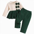 thumbnail image 1 of Leey-World Baby Girl Clothes Toddler Fall Winter Outfits Infant Clothing Set 6 9 12 18 24 Months 2T 3T Sweatshirt Set Toddler Girls Casual Daily Wear, 1 of 6