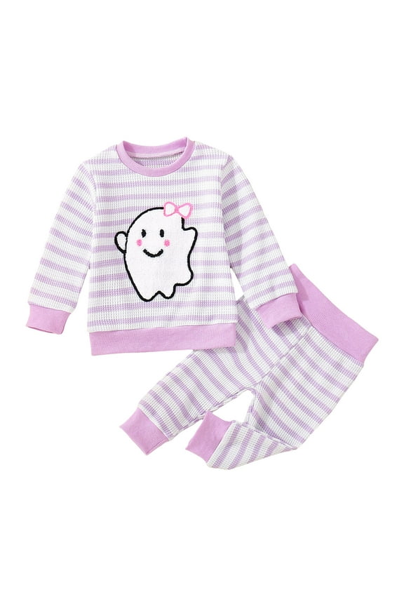 Baby Girl Outfits Newborn Baby Girl Clothes Outfits Infant Romper Ruffle Floral Pants Cute Toddler Baby Girl Clothes Set Cute Baby Girl Clothes(Purple,2-3 Years)