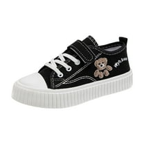 Leey-World Baby Girl Shoes Kids Basketball Shoes Girls Walking Sneakers Toddler/Little Kid Lightweight Breathable Tennis Shoes(Black,1)