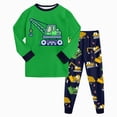 thumbnail image 1 of Leey-World Bamboo Viscose Toddler Pajamas Boys Girls Baby Pjs Sets Kids Long-Sleeve Snug fit Sleepwear 6-12 Months 12-24 Months 2t 3t 4t 5t 6t 7t 8t 9t Children(Green,2-3 Years), 1 of 6