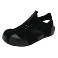 thumbnail image 1 of Leey-World Barefoot Shoes Toddler Girls Girls Shoes Kids Slip on Tennis Running Athletic Barefoot Zero Drop Sports Sneakers(Black,10.5), 1 of 5