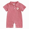 thumbnail image 1 of Leey-World Boy Rompers Baby Rompers Newborn to Infant Sizes Newborn - 24 Months(Red,12-18 Months), 1 of 8